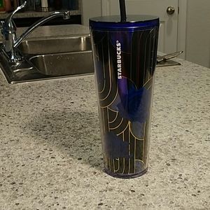 New Starbucks,Blue rose foil. Tumbler.